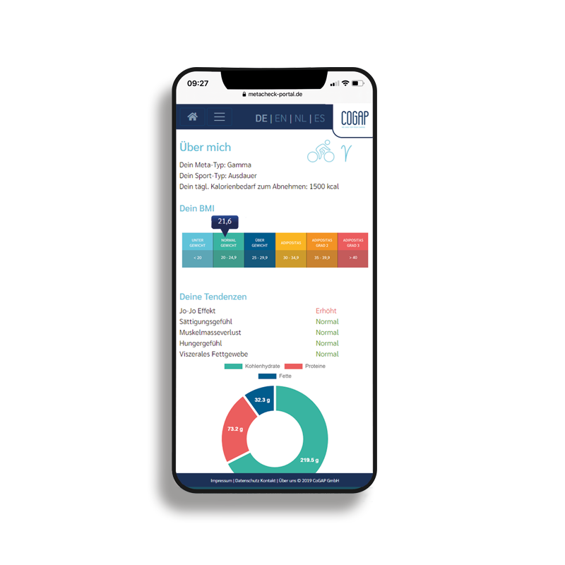 Metacheck-portal-web-app-zum-abnehmen-dashboard