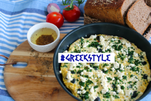 Omelett im Greek-Salad-Style mit Anistee