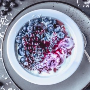 Blueberry Cheesecake Overnight Oats