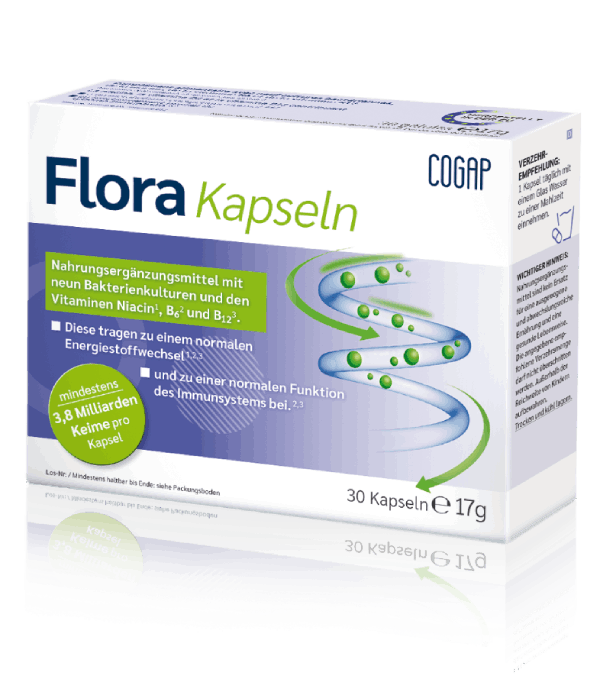 Flora Kapseln für gute Darmgesundheit