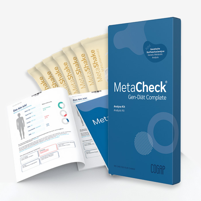 MetaCheck Gen-Diät Complete | DNA Stoffwechselanalyse mit persönlicher Beratung